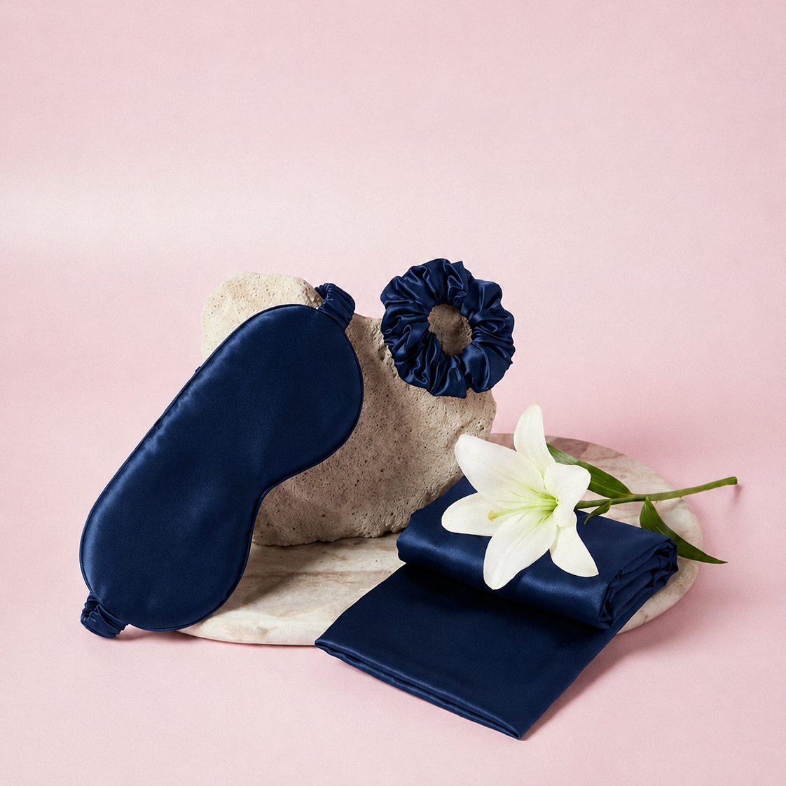 Nocturne Set - Pillowcase, Eye mask & Scrunchie